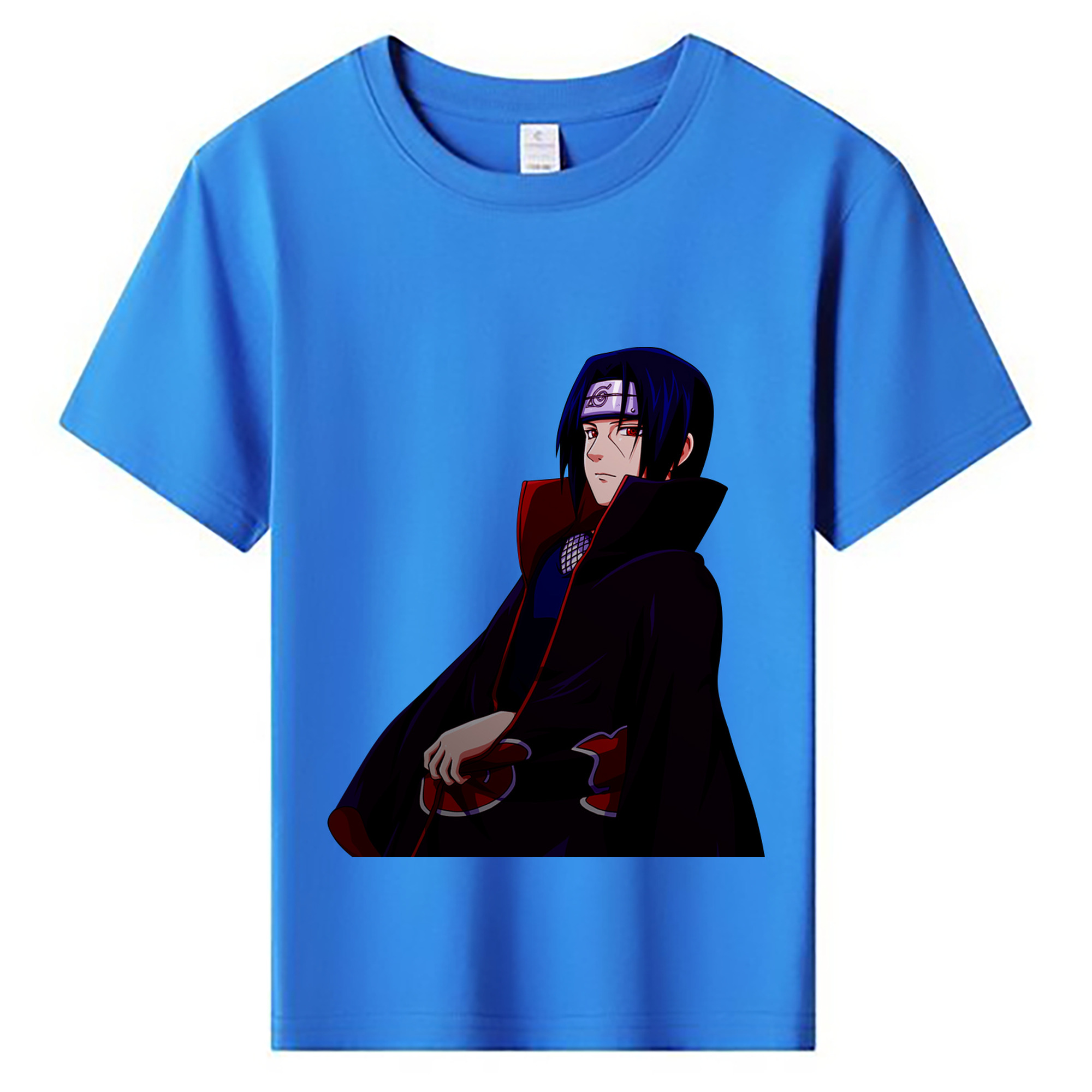 （画像用） NARUTO -ナルト- うちは イタチ Uchiha Itachi 綿100％キッズTシャツ（フロントプリント）